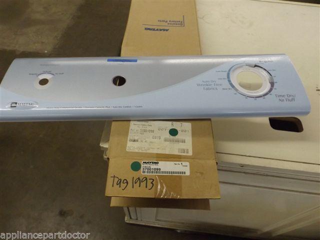 Maytag Dryer 37001099 Facia NEW IN BOX Maytag Dryer 37001099 Facia NEW IN BOX